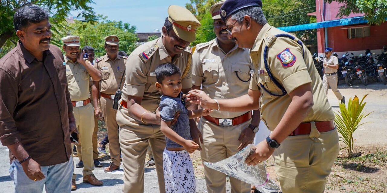 காவலர் குடும்பத்திற்கான சிறுவர் பூங்காவினை திறந்து வைத்த கோவை மாவட்ட காவல் கண்காணிப்பாளர் பத்ரிநாராயணன், இ.கா.ப,