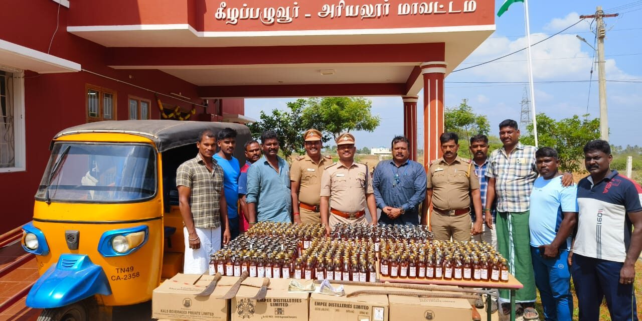 அரியலூர் மாவட்ட தனிப்படை காவல்துறையினர் டாஸ்மார்க் கொள்ளையில் ஈடுபட்ட குற்றவாளிகளை கைது செய்தனர்