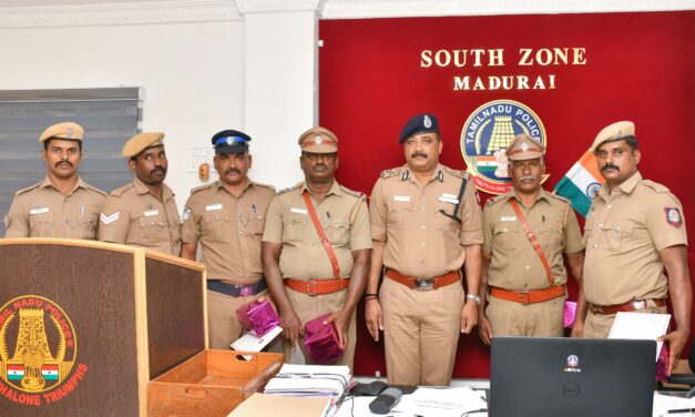 தென் மண்டல காவல்துறை தலைவர் கண்ணன் IPS கொலை வழக்கு எதிரிகளை பிடித்த QRT team காவல் அதிகாரிகளை நேரில் அழைத்து பாராட்டினார்