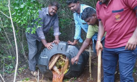 வேலூர் மாவட்டத்தில் இன்று 3690 லிட்டர் கள்ளச்சாராயம் அழிப்பு