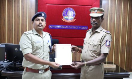 பெண்ணை கடத்திய குற்றவாளிகளை கைது செய்த Highway patrol போலீசாரை நேரில் அழைத்து பாராட்டி சுந்தரவதனம் இ.கா.ப