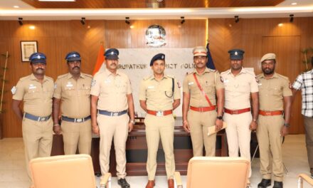 திருப்பத்தூர் மாவட்ட காவல் கண்காணிப்பாளர் ஆல்பர்ட் ஜான் IPS ,Serious Crime Squad பிரிவினரை நேரில் அழைத்து பாராட்டினார்