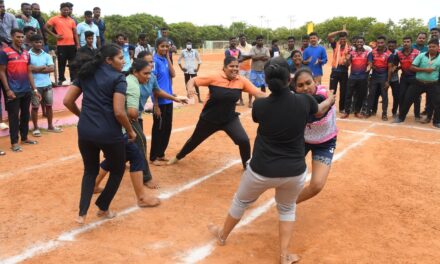 பெரம்பலூர் மாவட்டத்தில்  நடைபெற்ற முதலமைச்சர் விளையாட்டு போட்டியில் கலந்துகொண்டு வெற்றி பெற்ற பெரம்பலூர் மாவட்ட காவல்துறையினர்.