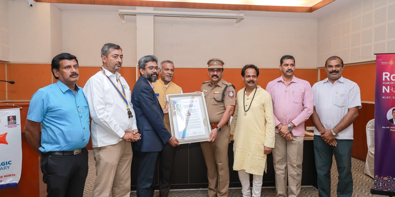 காவல்துறையில் சிறந்த சேவைக்கு விருது –காட்டூர் சரக உதவி போலீஸ் கமிஷனர் கணேஷ்க்கு கௌரவிப்பு