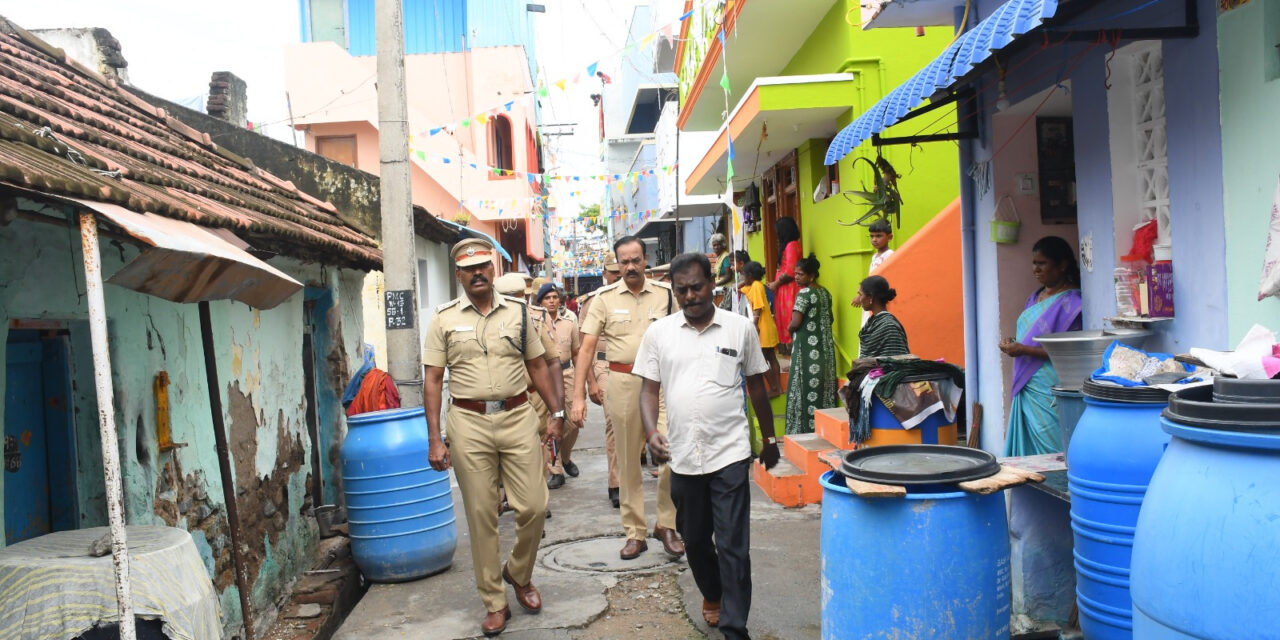பெரம்பலூர் மாவட்டத்தில் ரவுடிகள் வீடுகளில் அதிரடி சோதனை காவல்துறை தீவிர நடவடிக்கை