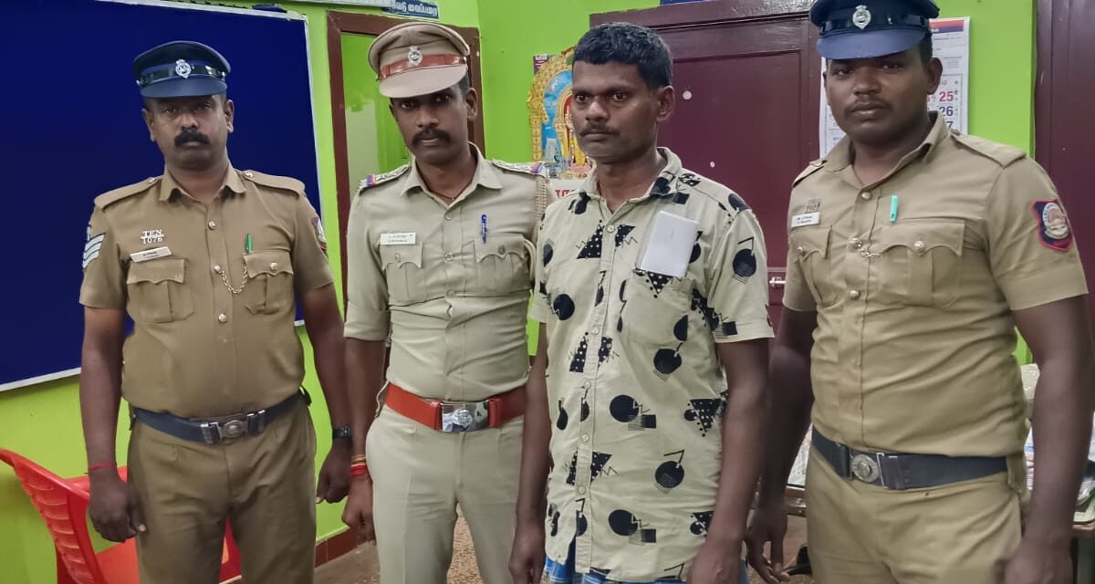 பாவூர்சத்திரம் அருகே சட்டவிரோத புகையிலை விற்பனை ஒருவர் கைது