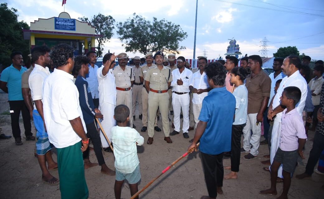 இராமநாதபுரம் மாவட்டம்: “உங்கள் ஊரில் உங்கள் SP” திட்டத்தின் கீழ் மாவட்ட காவல் கண்காணிப்பாளர் மக்களுடன் நேரடி சந்திப்பு