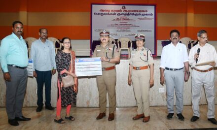 ஆன்லைன் மோசடி வழக்குகளில் பொதுமக்கள் இழந்த பணத்தை மீட்டு வழங்கிய ஆவடி காவல் ஆணையாளர்