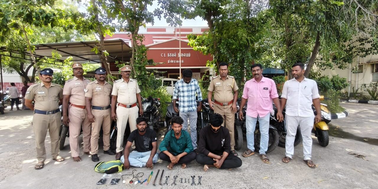 Villupuram District Police – Major Breakthrough in Bike Theft Case
