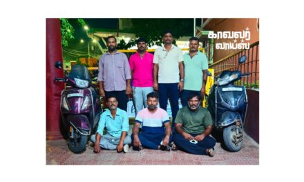 Hawala Robbery Case Cracked – Three Arrested by Chennai Kilpauk District Police Special Team