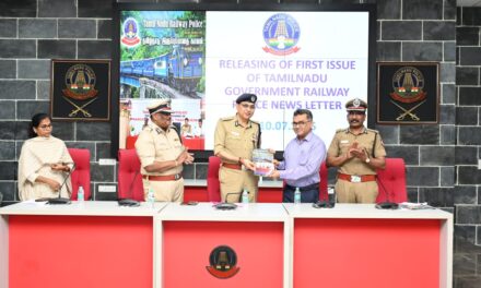 Tamil Nadu Railway Police Department Newsletter Launch – Officers Honoured for Outstanding Service