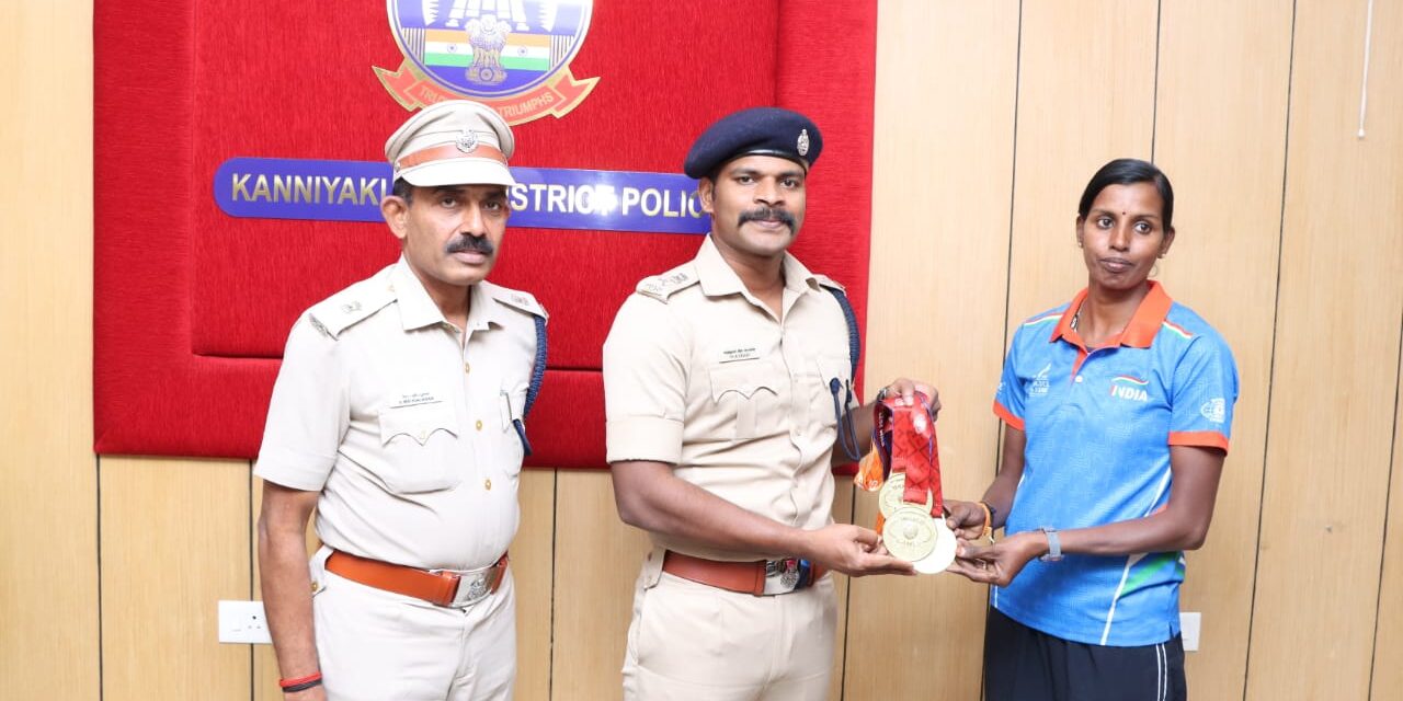 Kanyakumari Woman Constable Bags Three Golds at Global Police Games