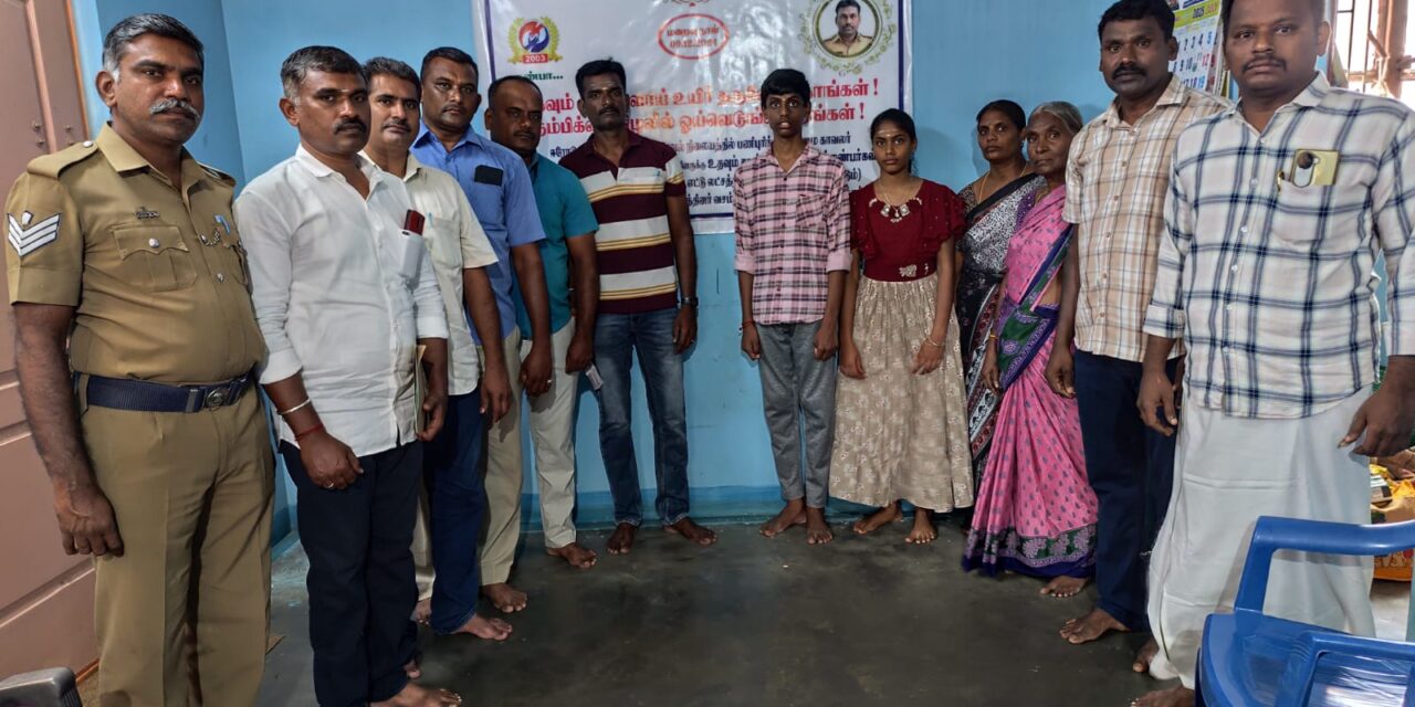 “₹28.04 Lakh Support Extended to Late Constable P. Sivakumar’s Family – 85th Contribution by Udhavum Karangal”