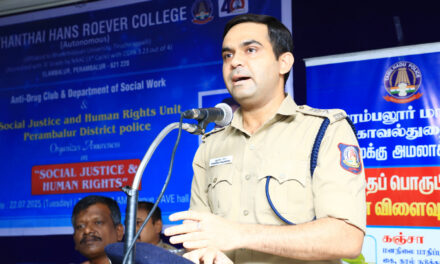 SP Adarsh Pachera Leads Awareness Program on Human Rights and Drug Prevention