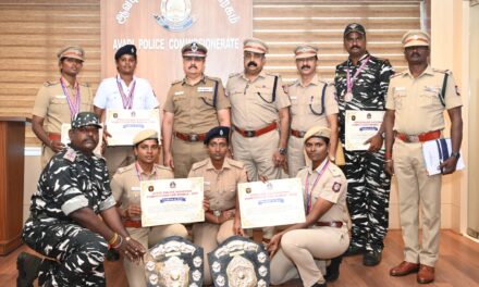 Pride for Avadi City Police: 10 Medals and 2 Trophies Won in State-Level Shooting Competition