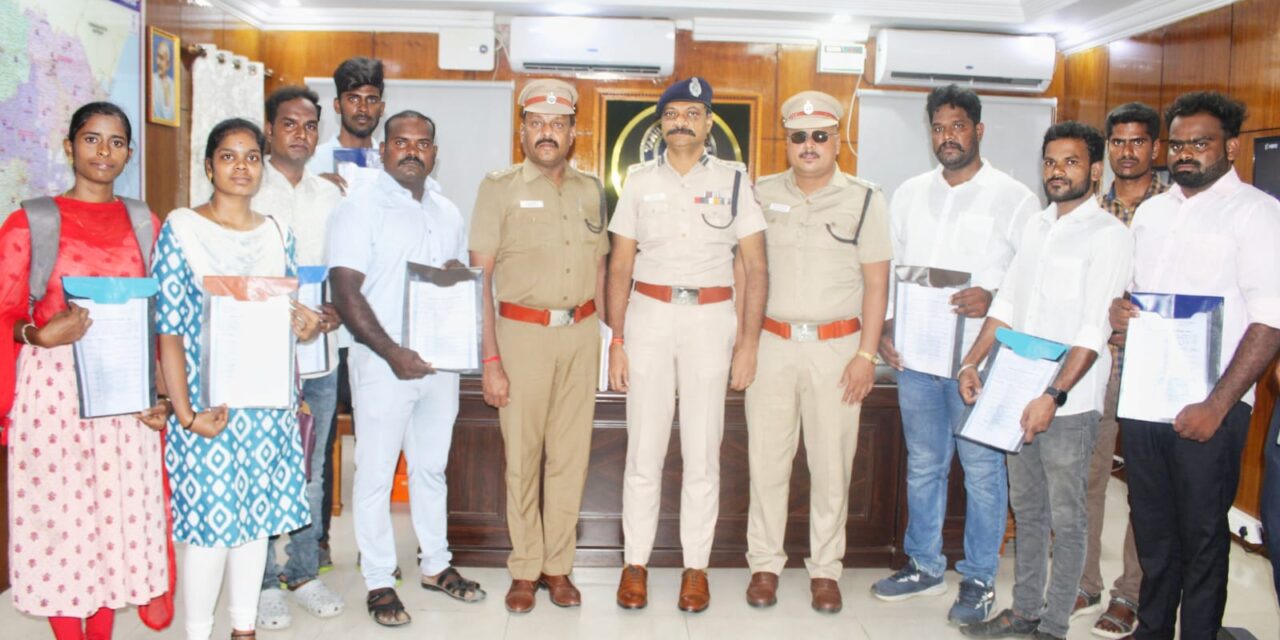 Villupuram District Village Police Force Appointment Ceremony – District Superintendent of Police Issues Appointment Orders