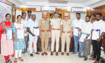 Villupuram District Village Police Force Appointment Ceremony – District Superintendent of Police Issues Appointment Orders