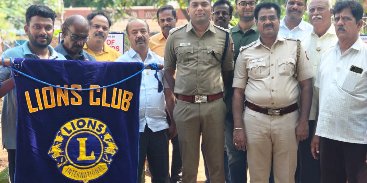 Inspector Manimaran Leads Green Park Development at Palani Nagar Police Station