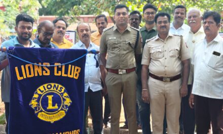 Inspector Manimaran Leads Green Park Development at Palani Nagar Police Station