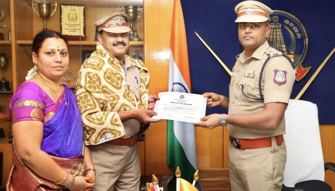 Retiring Assistant Inspector Honored for 36 Years of Meritorious Service in Tirunelveli District