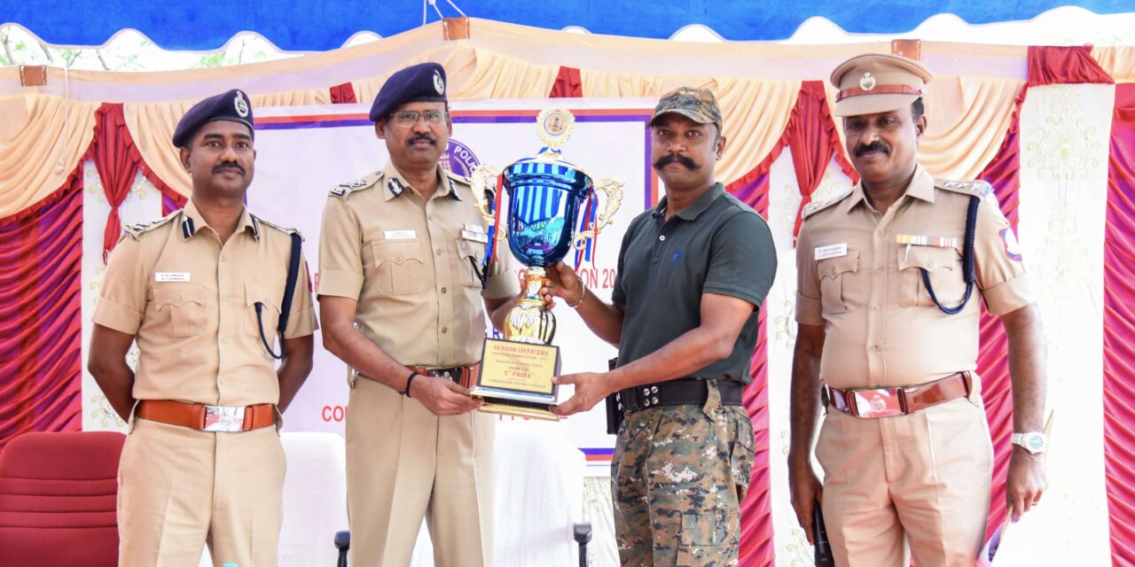 Western Zone IG Presents Awards – Coimbatore SP Secures First Place in Both Categories