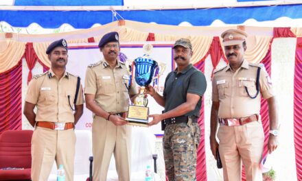 Western Zone IG Presents Awards – Coimbatore SP Secures First Place in Both Categories