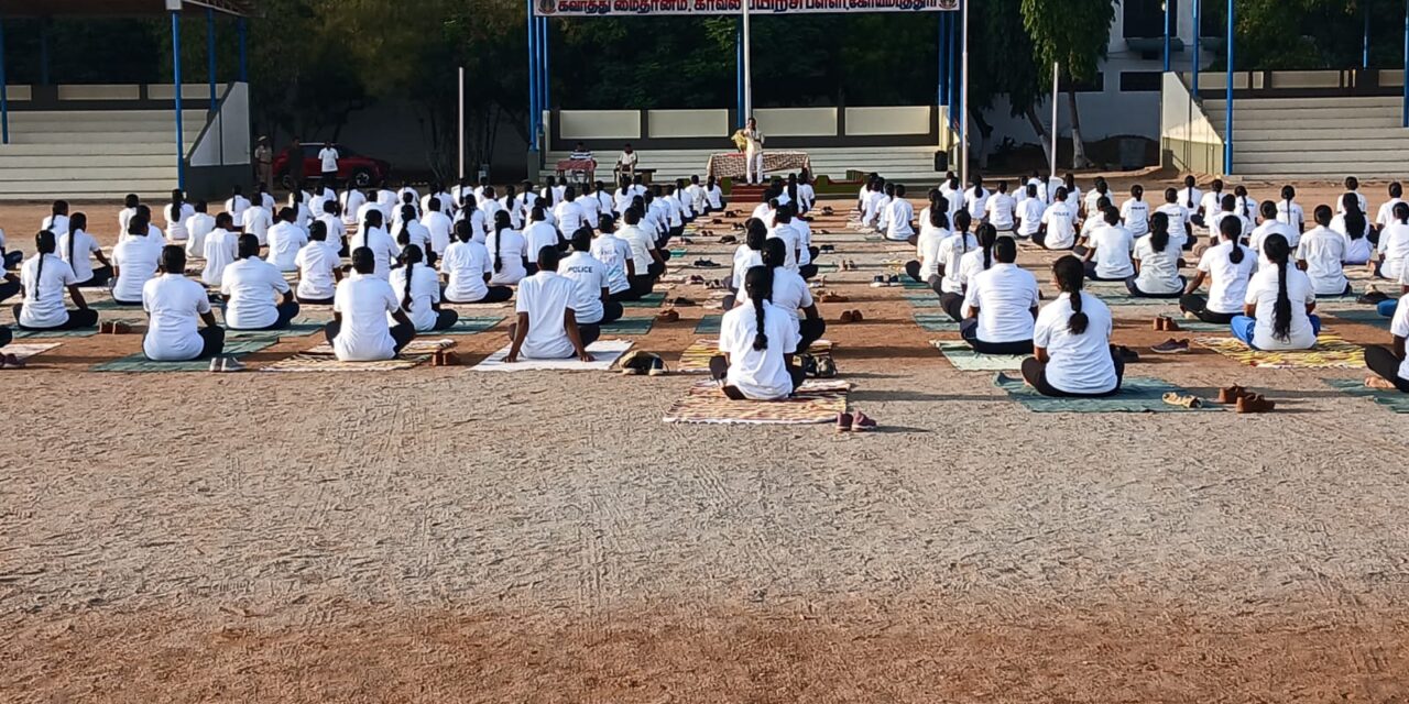 West Zone Cops Benefit from Yoga and Skin Care Awareness Program