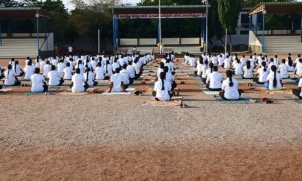 West Zone Cops Benefit from Yoga and Skin Care Awareness Program