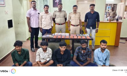 Five Arrested in Srirangam for Possessing 4,000 Drug Tablets