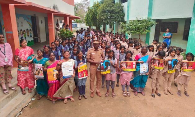 Anti – Child Marriage Awareness Programme Held for Students at Government Higher Secondary School in Kalarampatti, Perambalur