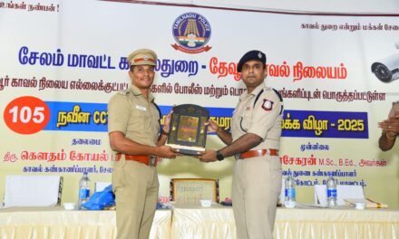 105 CCTV Cameras Installed at 43 Locations in Thevoor – Integrated Mini Control Room Launched by District Superintendent of Police