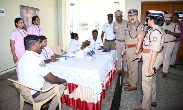 Road Safety Awareness Reels Competition – Prize Distribution CeremonyFree Medical Check-up Camp for Traffic Police Personnel
