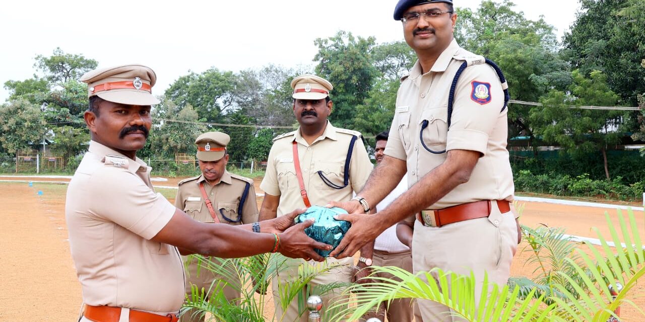 Passing Out Parade for Home Guards Training Held Under the Leadership of District SP Dr. V. Prasanna Kumar IPS