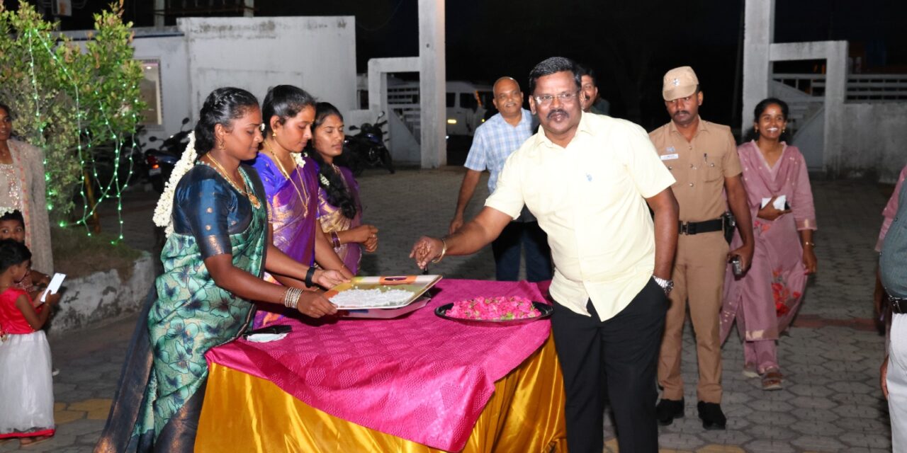 தேர்தல் பணியில் சிறப்பாக செயல்பட்ட காவல்துறையினருக்கு பெரம்பலூர் எஸ்.பி. சிறப்பு பாராட்டு விருந்து