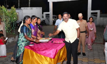 தேர்தல் பணியில் சிறப்பாக செயல்பட்ட காவல்துறையினருக்கு பெரம்பலூர் எஸ்.பி. சிறப்பு பாராட்டு விருந்து