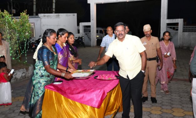 தேர்தல் பணியில் சிறப்பாக செயல்பட்ட காவல்துறையினருக்கு பெரம்பலூர் எஸ்.பி. சிறப்பு பாராட்டு விருந்து